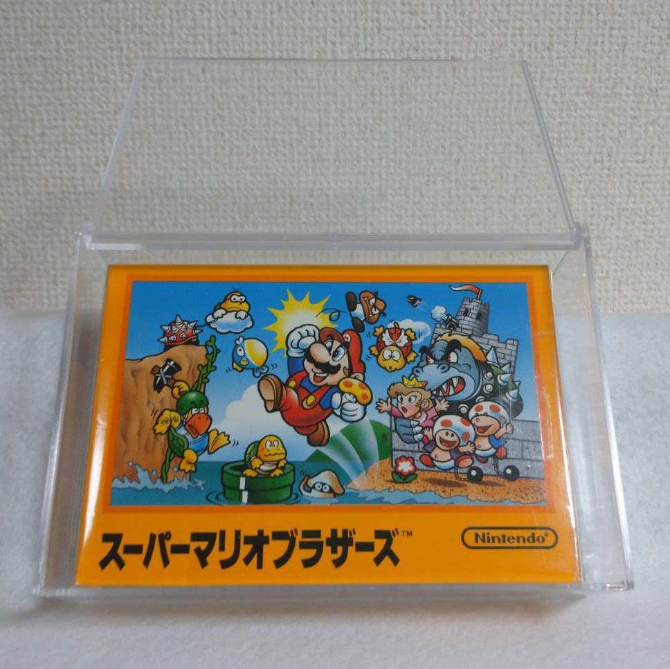 ファミコンソフトケースマリオ2個セット